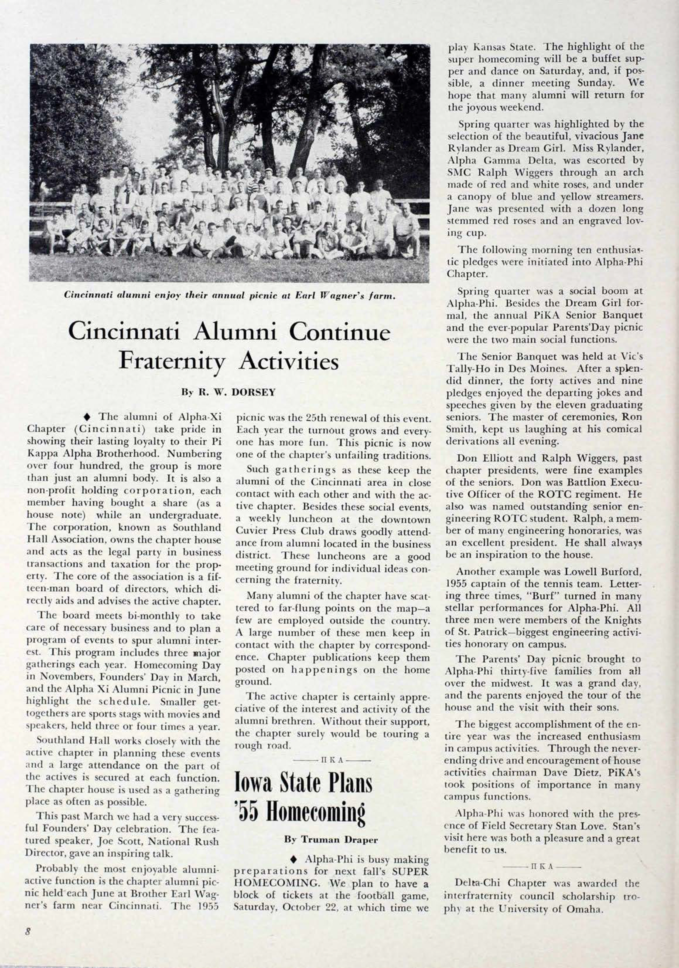 Iowa State Plans' 55 Homecoming